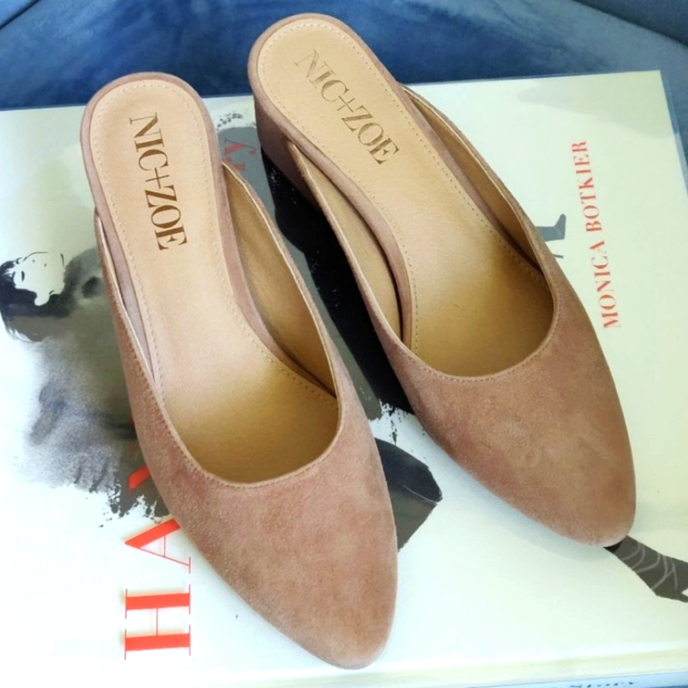 COPY - NIC+ZOE “Jayla” Mules, Blush Neutral